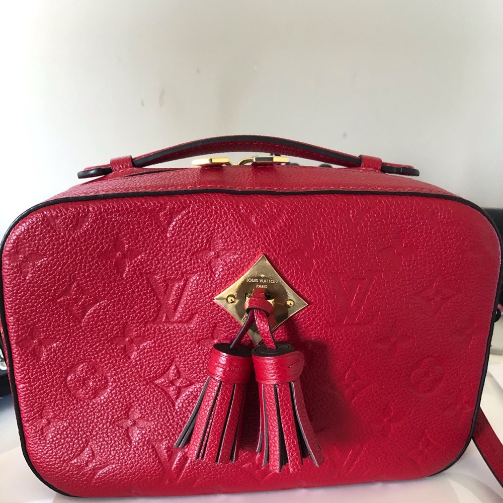 ‼️SOLD‼️Louis Vuitton Saintonge Empriente Scarlet